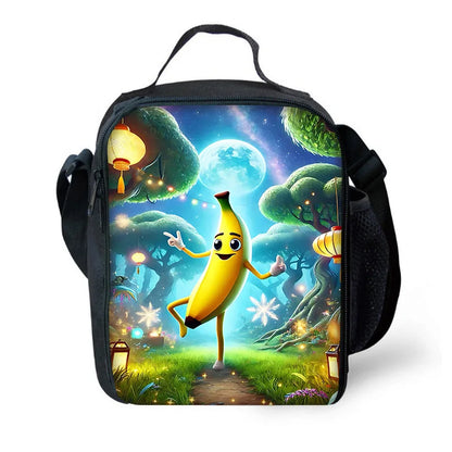 Hot Game Fortnite Child Insulated Large Capacity Bag for Boys and Girls Student Outdoor Picnic Reusable Thermal Cooler Lunch Box