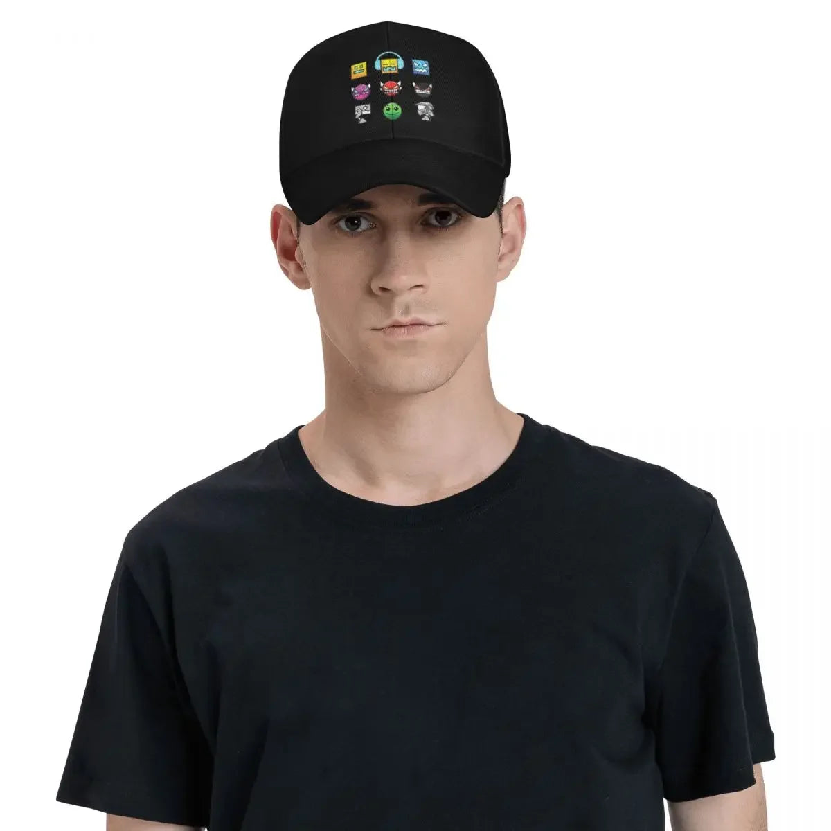 Geometry Dash Baseball Cap Unique hats tactical cap Golf Cap Ladies Men's