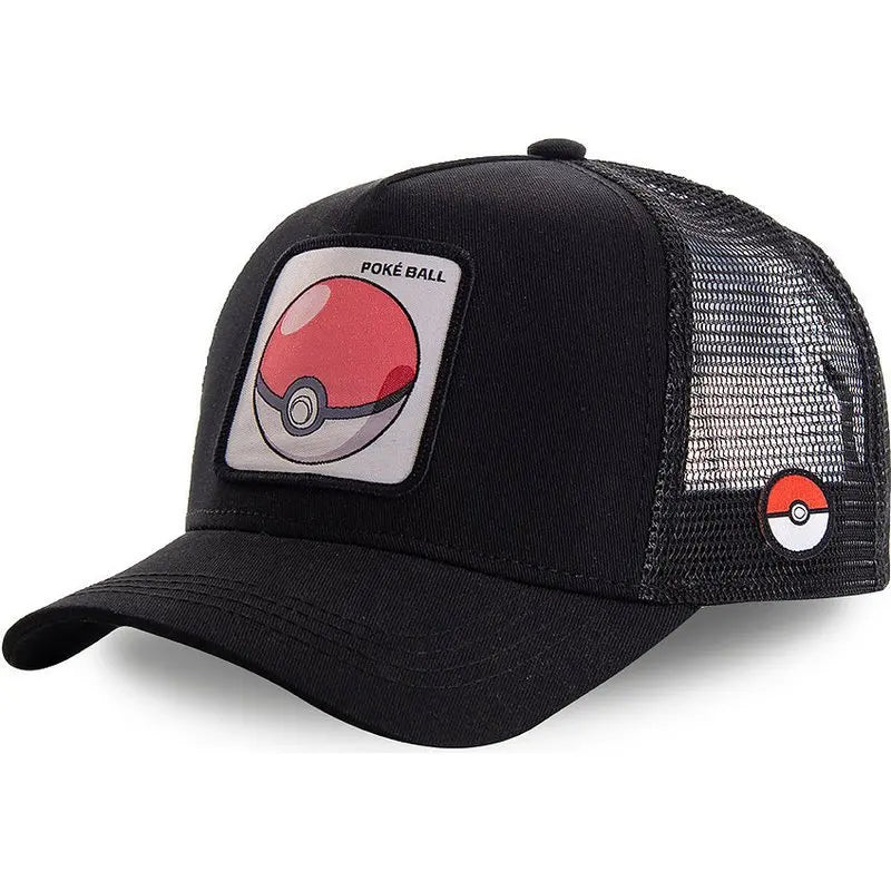 „Pokemon“ Pikachu, Gengar, Psyduck, Snorlax beisbolo kepurė, anime figūrėlė, reguliuojama animacinė sportinė kepurė, kūrybinės dovanos