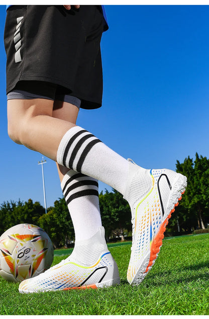 Nove muške tenisice za nogomet, vruća ponuda, visokokvalitetne nogometne kopačke za žene, unisex tenisice za futsal, ultralake profesionalne TF/FG tenisice