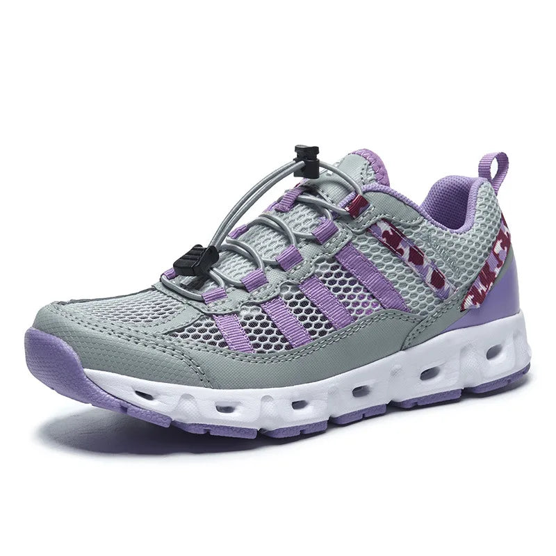 TaoBo 2024 Big Size 46 Men Upstream Quick Drying Sports Footwear Woman Aqua Shoes Quick Lace-Up Climbing Trekking Sneakers