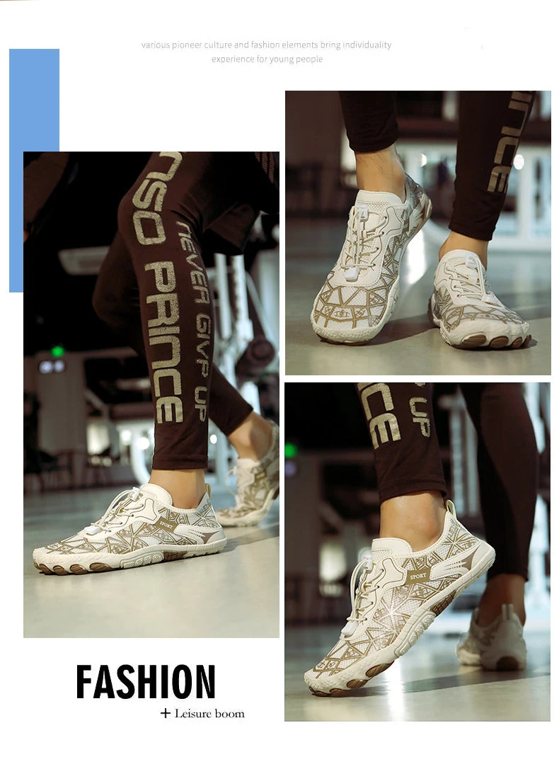 Barefoot-schoenen, sneldrogende, antislip, lichtgewicht wandelschoenen voor heren voor buitengebruik, geschikt voor het strand, wandelen, fitness, sportschoenen 36-4