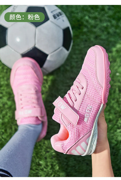 Personnalité : élégantes et confortables, baskets de sport pour garçons et filles, pour l'entraînement, en salle ou en extérieur, sur gazon, pour les jeunes et les étudiants, chaussures de football, pointures 29 à 39#