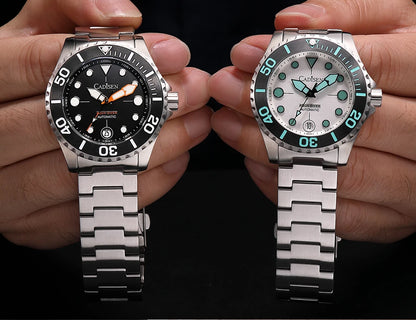 NEW 2026 CADISEN AQUA DIVER Brand Luxury Men Watches Automatic Watch Japan 8215 100M Waterproof Luminous Mechanical Wristwatch