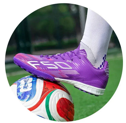 Nouvelles chaussures de football pour hommes, chaussures d'entraînement, baskets professionnelles, chaussures de match sur gazon, chaussures de football antidérapantes pour l'extérieur, chaussures de sport ultralégères,
