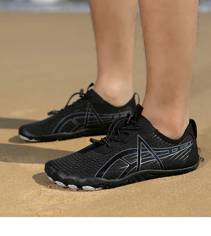 Aqua Shoes for Men, Water Shoes, Barefoot Beach Shoes, Unisex Quick-Dry Outdoor Wading Shoes, Gym Training Footwear Sneakers Size 35-46