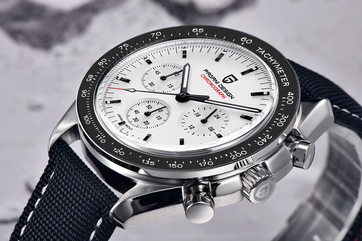 PAGANI DESIGN 2026 New Mens Watches Panda Moon Watch Luxury Quartz Watch For Men Automatic Date Sport Chronograph Wristwatch Men