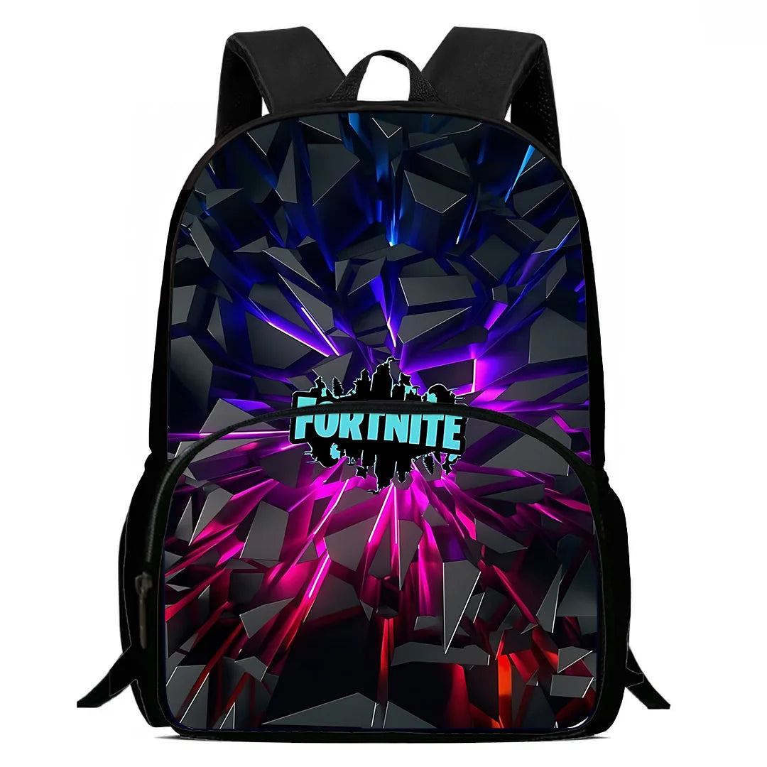 Κλασικό παιδικό σακίδιο πλάτης Fortnites για αγόρια και κορίτσια, σχολική τσάντα μαθητή με μεγάλη χωρητικότητα, ανθεκτικό σακίδιο για κάμπινγκ, ιδανικό δώρο γενεθλίων