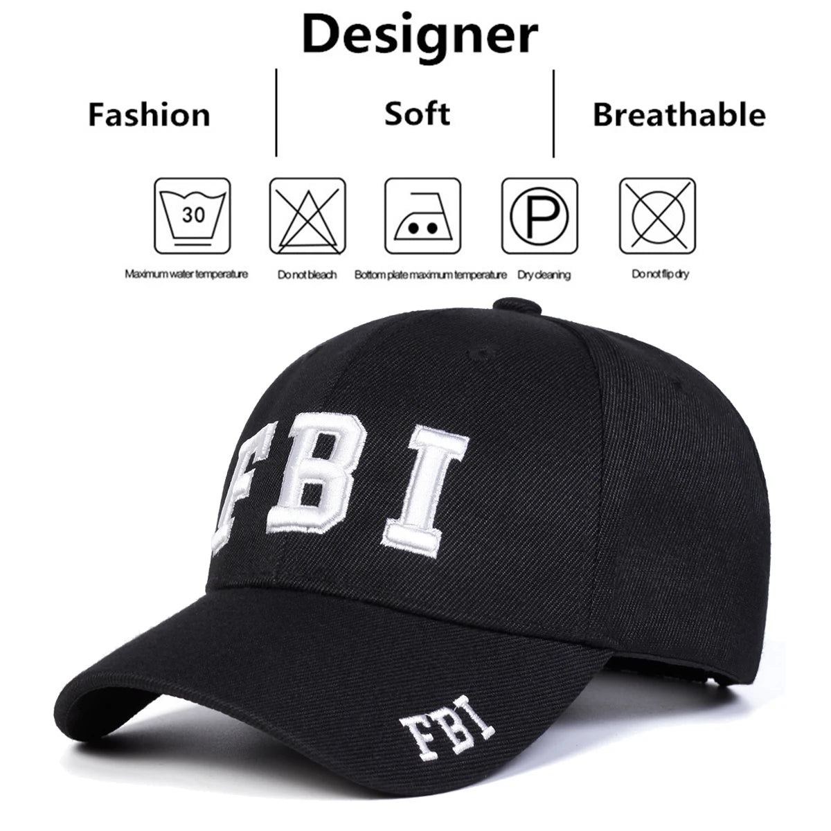 Unisex Letter Embroidery Baseball Caps Spring and Autumn Outdoor Adjustable Casual Hats Sunscreen Hat Sports Cap