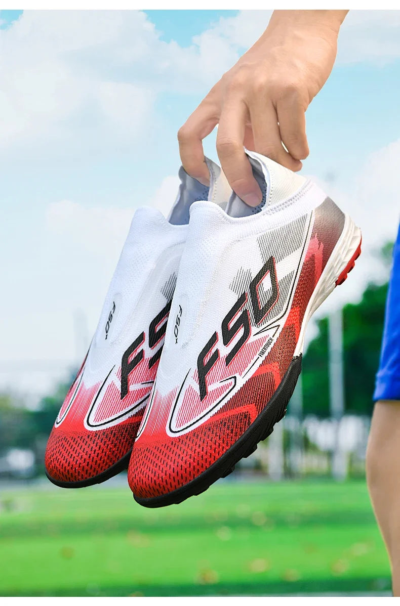 Men's New Indoor TF Football Boots High Quality Training Original Male Breathable Non-Slip Soccer Shoes Turf Futsal Football Shoes