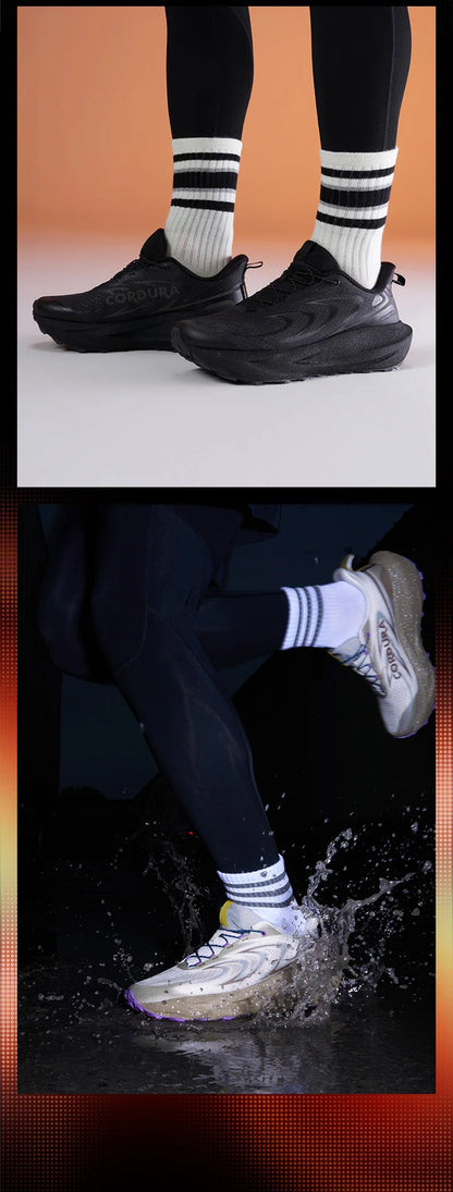 BMAI Outdoor Men's Sports Shoes Breathable Men Sneakers Lightweight Mountain Running Shoes for Men Cushion Trail Jogging Sneakers