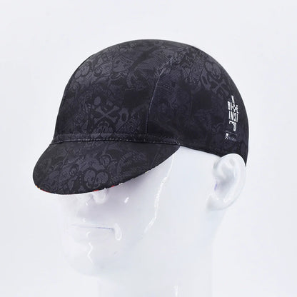 Cool style Cycling Caps Summer Breathable Sports Bicycle Hats Quick Dry Polyester Black Blue Bike Hats Classical Retro Runing