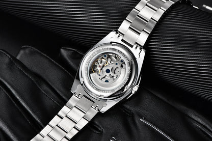BENYAR – Nuovo orologio da uomo, marchio di lusso, orologio meccanico a carica automatica, impermeabile fino a 50 m, modello sportivo con lancette luminescenti