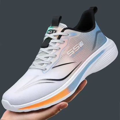 Breathable Mesh Men's Lightweight Casual Sneakers Non-Slip Soft Sole Running Shoes for Spring and Summer