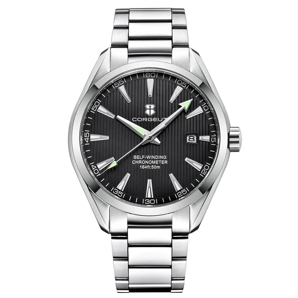 Luxury NH35 Corgeut Watch Men reloj hombre 41mm Sport Clock Automatic Mechanical Wristwatches Sapphire Steel Band Men's Watch