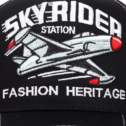 Fashion Unisex Embroidered Sun Hat - Breathable UV Protection Cap for Outdoor Sports & Travel