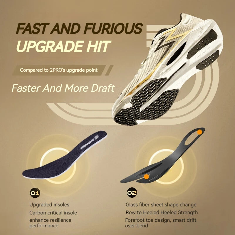 361 Degrees BIospeed 3.0 PRO Men's Running Shoes Sports Professional Marathon Lightweight Breathable Female Sneakers 672412208