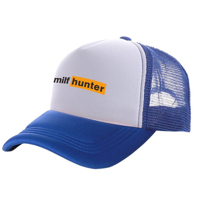 Milf Hunter teherautós sapkák – divatos, menő Milf Hunter sapkák – baseball sapka – nyári, kültéri, napvédő hálós sapkák – MZ-506