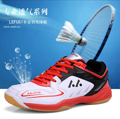 Badmintonschoenen Professionele wedstrijdschoenen Heren en dames Unisex sportschoenen Tennisschoenen Lichtgewicht tafeltennisschoenen