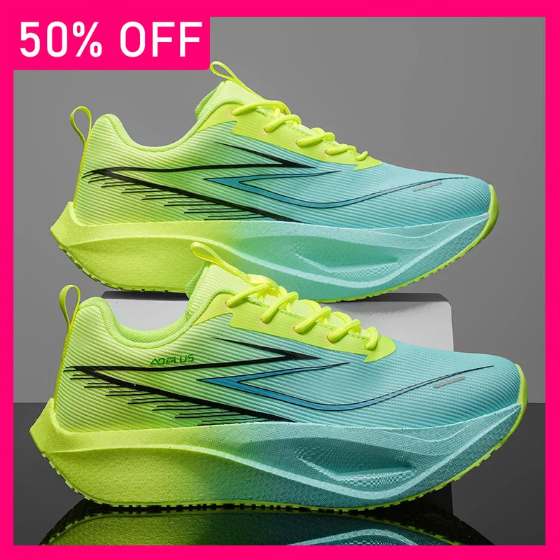 Zapatillas deportivas unisex de malla transpirable, modernas y profesionales, para running y fitness al aire libre, cómodas, con cordones, para hombre