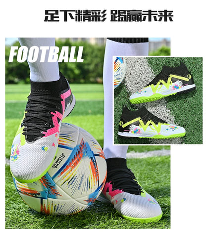 Herren New TF Fußballschuhe Society – professionelle, bequeme Fußballschuhe in Top-Qualität für Männer, lässige ultraleichte Fußballschuhe für Erwachsene