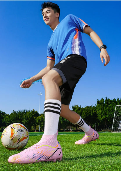 Nove muške tenisice za nogomet, vruća ponuda, visokokvalitetne nogometne kopačke za žene, unisex tenisice za futsal, ultralake profesionalne TF/FG tenisice