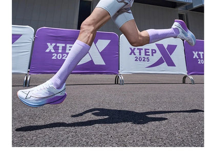 Xtep Shyft 1.0 profesionalni tekaški čevlji za moške, poletni maratonski čevlji z ogljikovo ploščo za blaženje udarcev, tekmovalni čevlji 875319110083