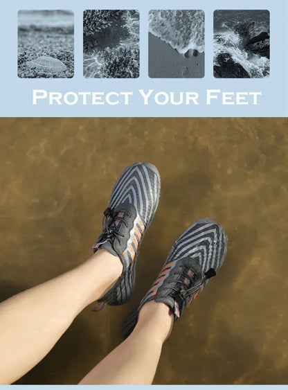 Water Shoes For Men Women Barefoot Shoes Quick Dry Beach Aqua Shoes Lightweight Sports Sneakers Hiking Surfing Boating Fishing