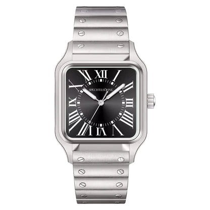 2025 New 34MM Specht & Söhne Quartz Watches Japan VH31 Movt Sapphire Blue Color Ultrathin Stainless Steel Relogio Masculino