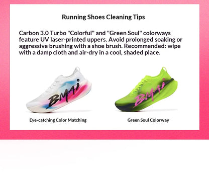 BMAI 42km Marathon Running Shoes Men and Women Luxury Carbon Plate Trainers Cushion Breathable Men's Sports Sneakers