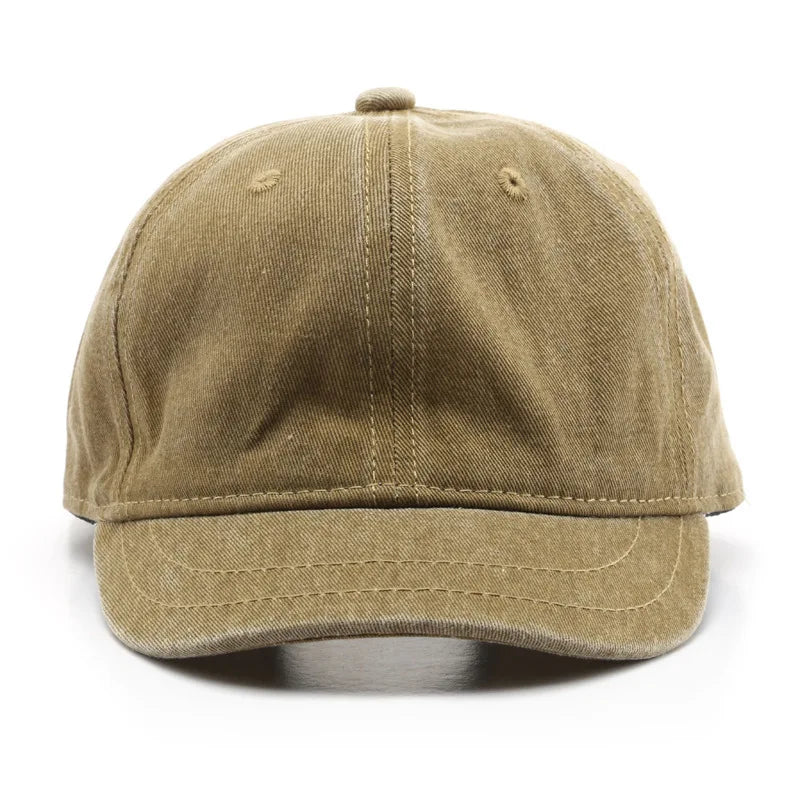 1 PC Four Seasons Fashion Short Brim Cotton Baseball Caps Men Women Dad Hat Adjustable Trucker Style Low Profile Caps