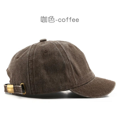 1 PC Four Seasons Fashion Short Brim Cotton Baseball Caps Men Women Dad Hat Adjustable Trucker Style Low Profile Caps
