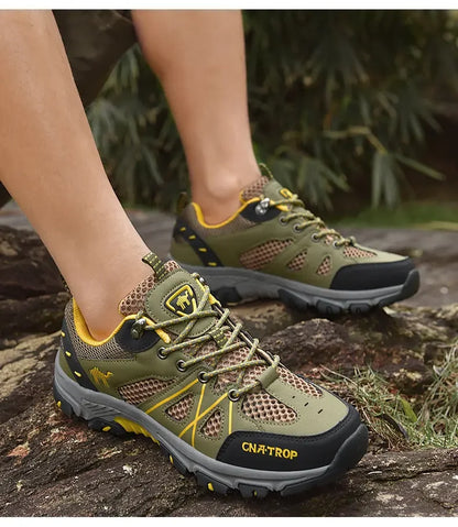 Men's Hiking Shoes Breathable Mesh Sports Summer Outdoor Wear-resistant Hiking and Hunting Tactical Shoes