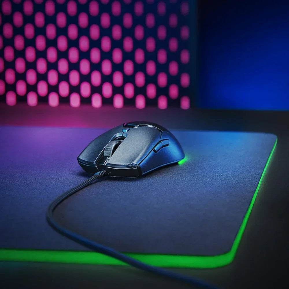 Razer nytårsgave Thunder Snake Viper Mini kablet e-sport-gamingmus til computer og laptop med RGB-lys, til små hænder