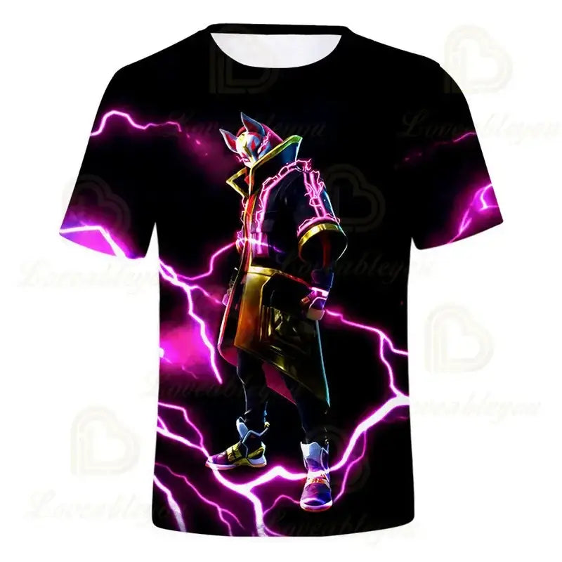 Fortnite Victory Game 3D T-shirt Babys Clothing Harajuku Tshirt Children Cute Kids  Battle Royale Hero Tops Boys Girls