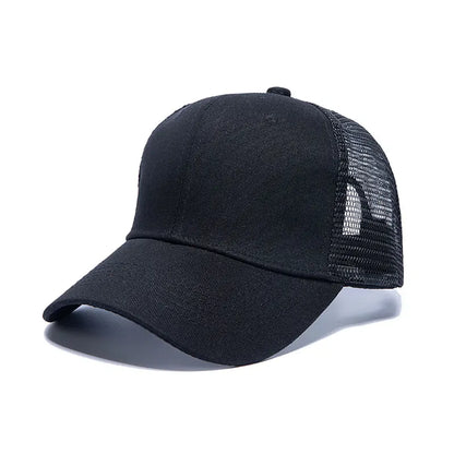 Gorras de béisbol al por mayor para hombre, gorras casuales, gorras de malla para mujer, gorras unisex con logotipo personalizado, gorras bordadas