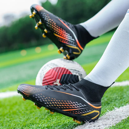 Men's Football Boots Professional Turf Futsal Match Grass Unisex Outdoor Training Soccer Shoes Soccer Cleats Non-slip Breathable