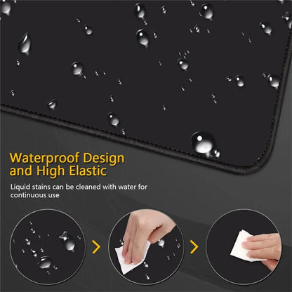 Computer Table Mat Keyboard Desk Pads Anime Mouse Pad Kawaii Girl Mousepad 900x400mm Rubber Non-slip Mouse Mats Demon Slayers XL