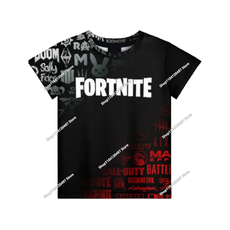 Lastenvaatteet syksyinen collegepaita T-paita huppari uusi Fortnite lasten rento asu mukavat streetwear-vaatteet