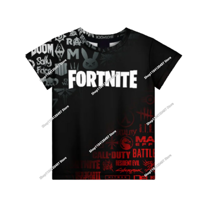 Children's Fortnite Anime Hoodie Men's Streetwear Hip-Hop Sportswear Casual Loose Fit Sweatshirt Outdoor Fashion
