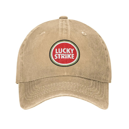 Lucky Strike Letters Troye Sivan Music Sport Retro Cowboy vyprané bejzbalové čiapky pánske džínsové streetové čiapky Tide na turistiku pánske čiapky typu „dad cap“