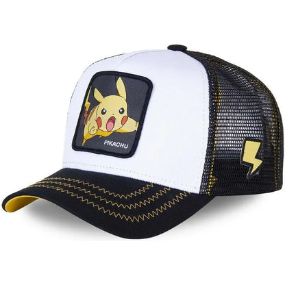 „Pokemon“ Pikachu, Gengar, Psyduck, Snorlax beisbolo kepurė, anime figūrėlė, reguliuojama animacinė sportinė kepurė, kūrybinės dovanos