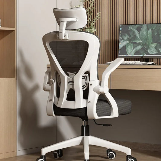 Cadeira Ergonómica para Computador, Cadeira Confortável para Home Office, Estudo e Quarto, com Assento Reclinável