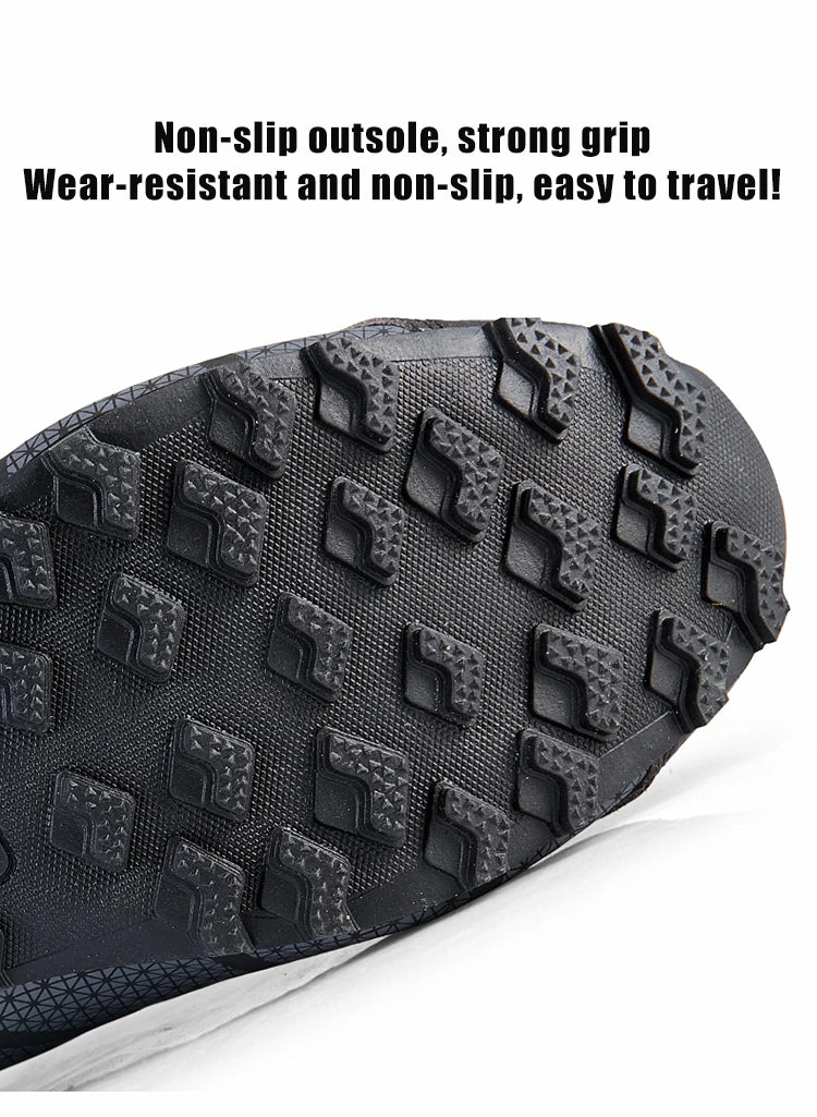 Herenwandelschoenen voor alle terreinen – outdoor sportschoenen van ademend mesh, antislip en slijtvast, voor wandelen en fietsen outdoor