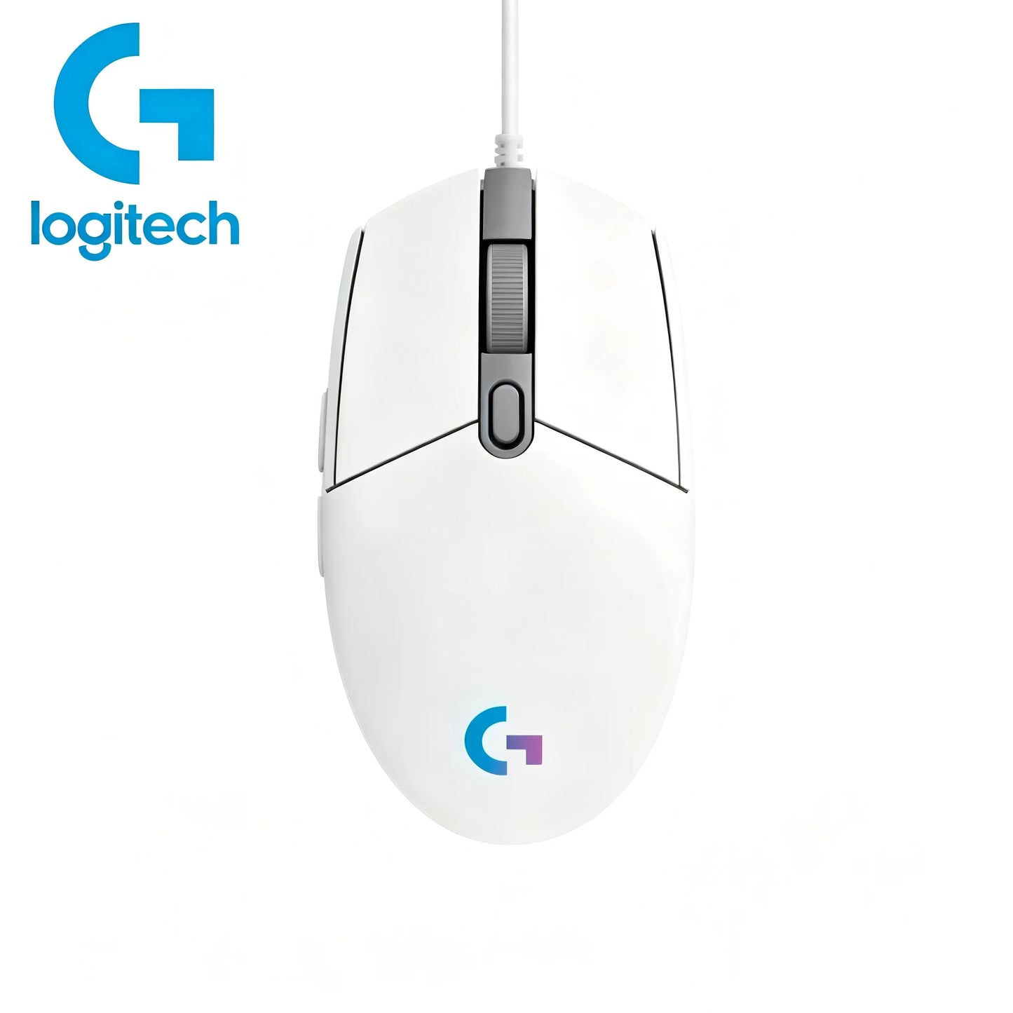 Mouse de gaming cu fir Logitech G102, efect optic, 8000DPI, pentru esports, mouse cu fir G102 USB pentru PC