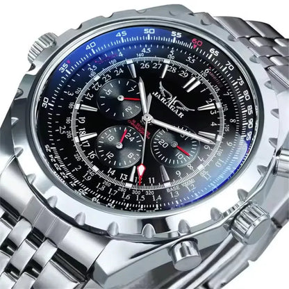 JARAGAR 212 Mechanické automatické pánské hodinky, módní, business, luxusní, s týdenním kalendářem, prémiový dárek pro muže, Reloj Hombre
