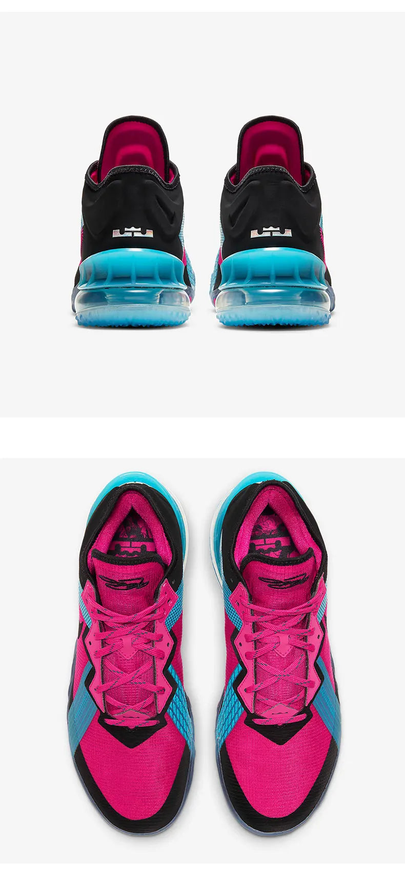 Nike originele LEBRON XVIII LOW EP sport- en basketbalschoenen voor heren en dames CV7564-600