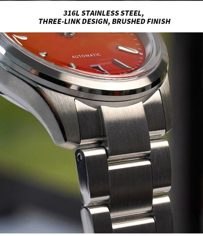 WM Watch Automatic Mechanical Watch Gemstone Series NH35 100M Water Resistant AR Coated Sapphire Welly Merck Man Watches WM225