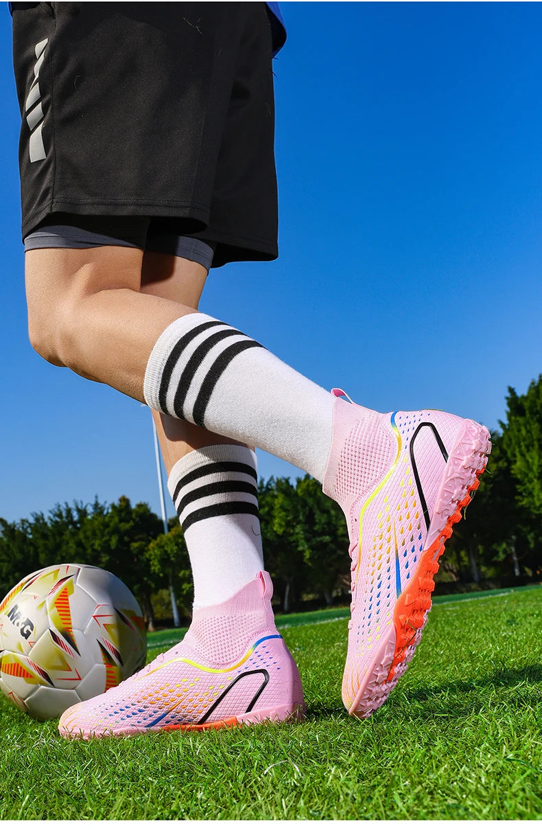 Nove muške tenisice za nogomet, vruća ponuda, visokokvalitetne nogometne kopačke za žene, unisex tenisice za futsal, ultralake profesionalne TF/FG tenisice