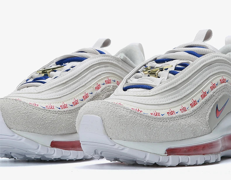 Zapatillas deportivas Nike genuinas AIR MAX 97 para mujer, de caña baja, con amortiguación de aire DC4013-001